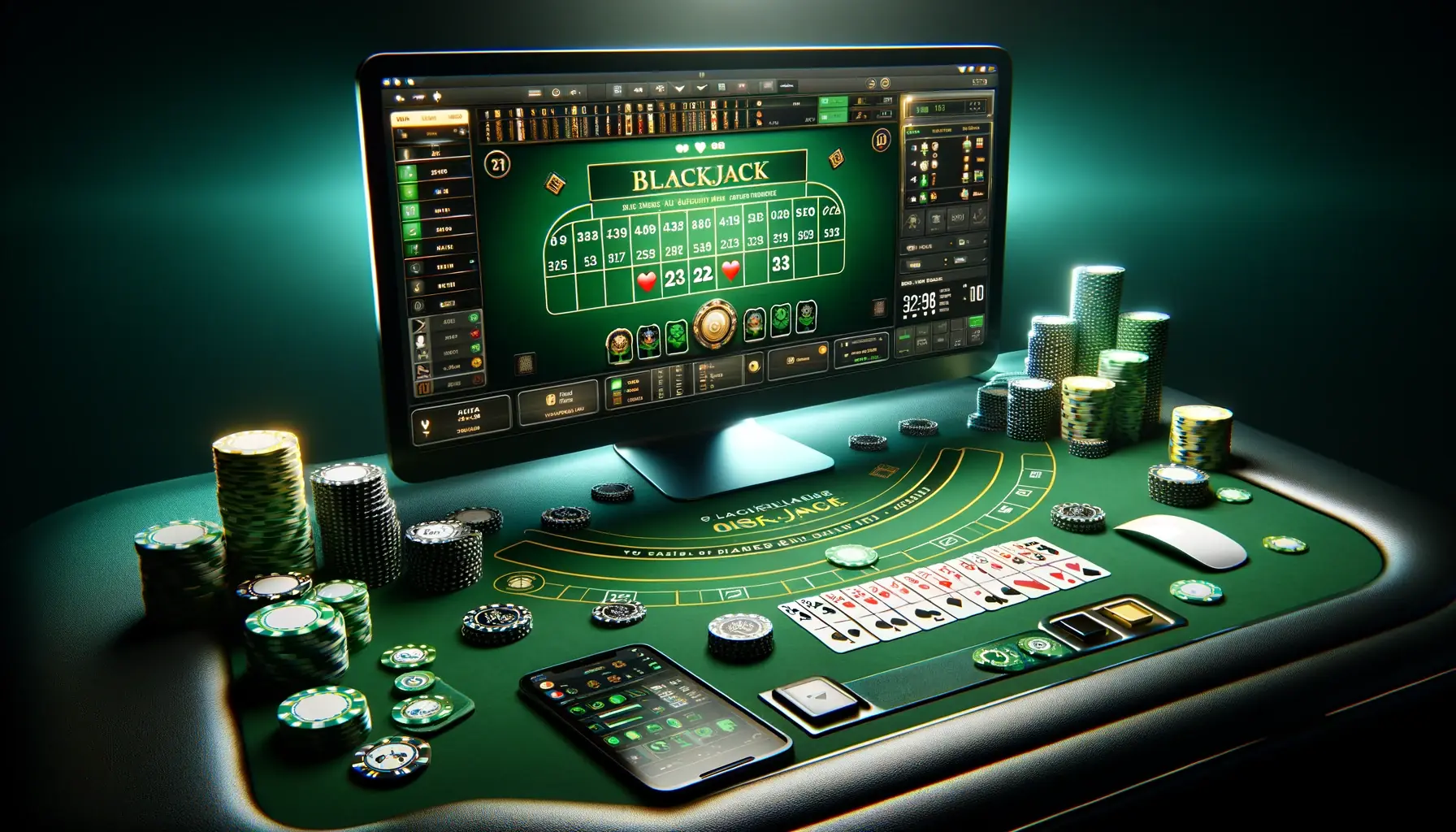 Blackjack hos House casino