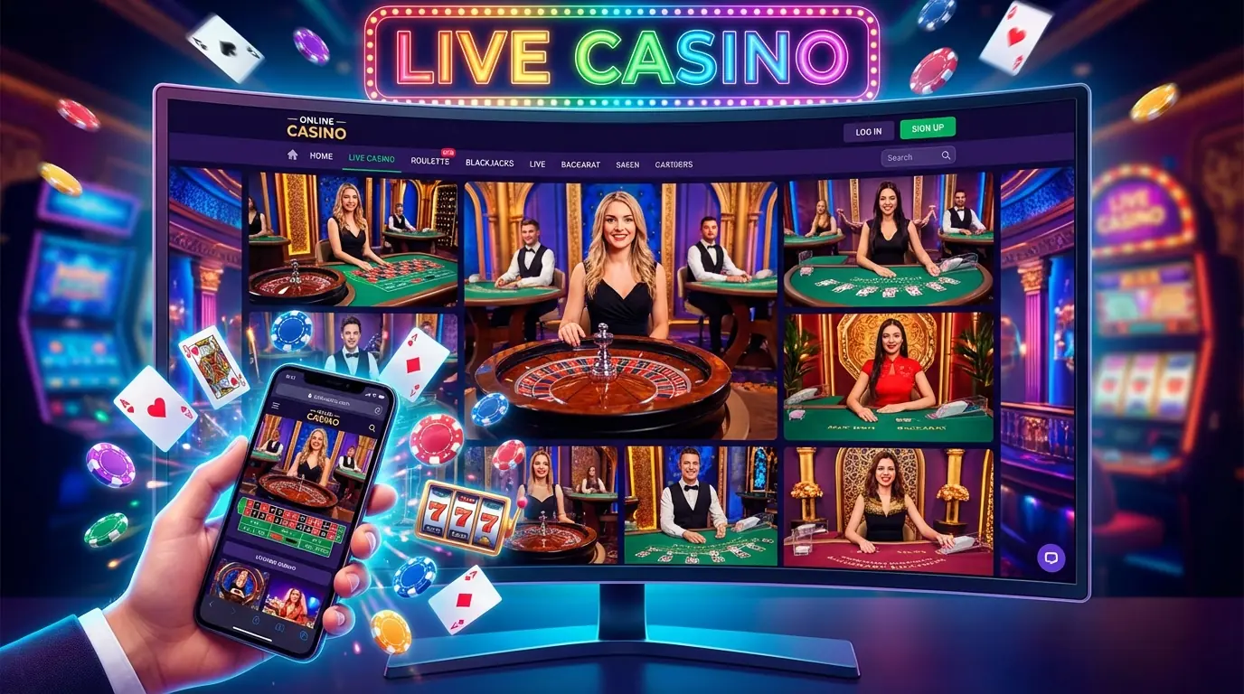 Live casino hos House casino